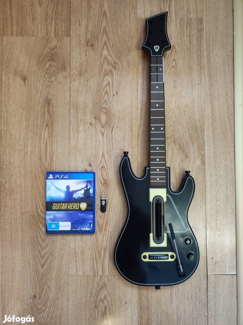 Guitar Hero Live gitár + PS4 Játék 