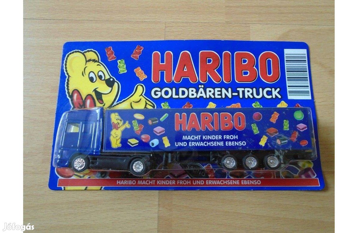 "Haribo" - Fém Kamion Dioráma - új, csomagolt - Gyűjtőknek is!