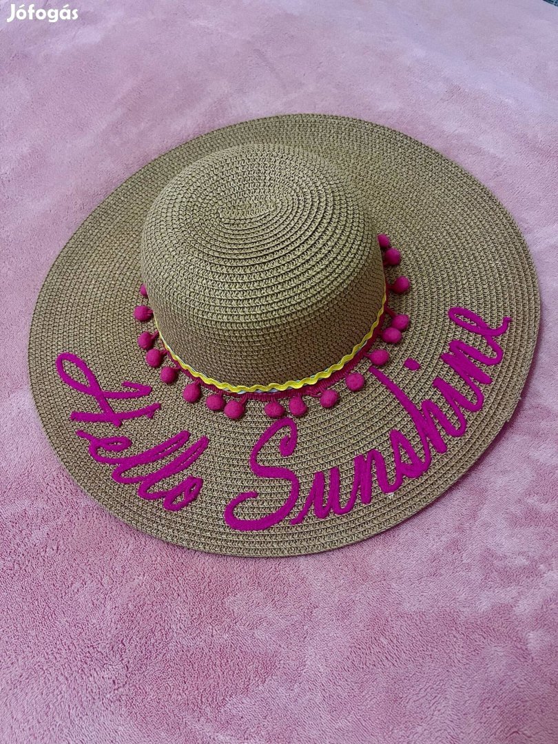 "Hello Sunshine" szalma kalap