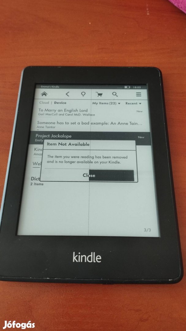 !Hibás! Ey21 Kindle Paperwhite 1 (5th Gen)