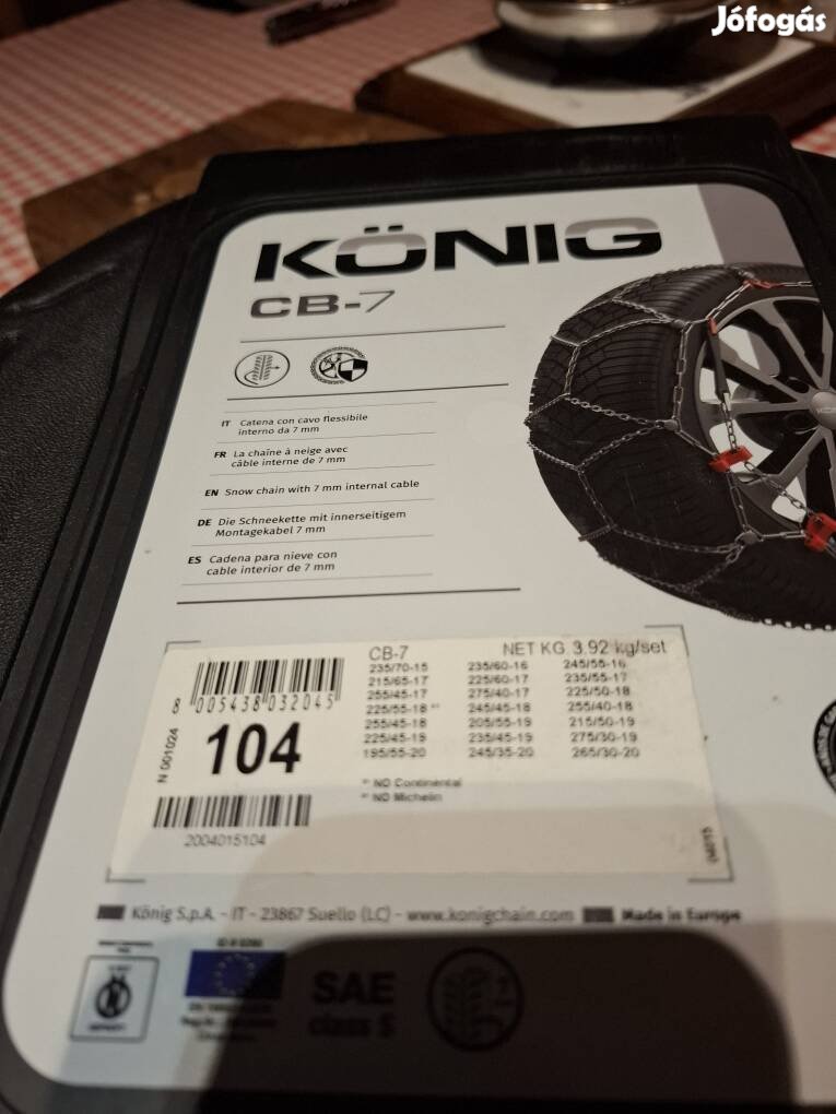 Hólánc König  márkájú eladó