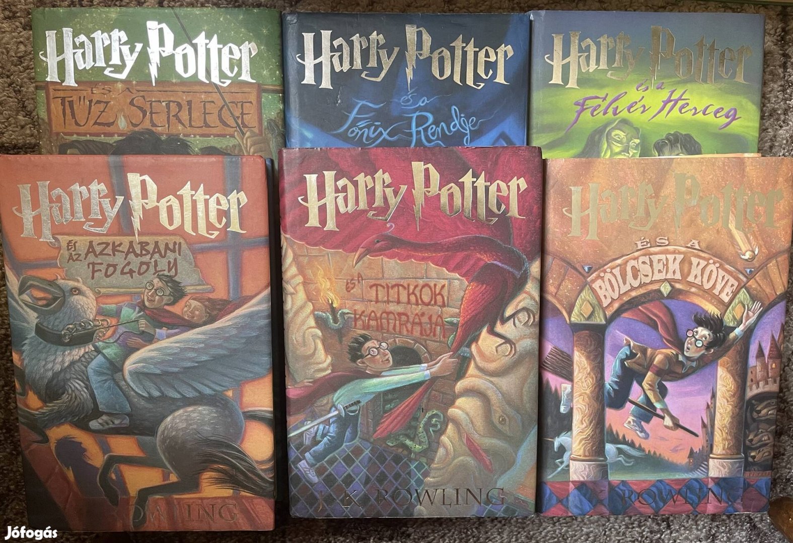 J. K. Rowling: Harry Potter 1-6.