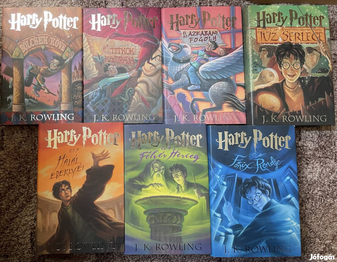 J. K. Rowling: Harry Potter 1-7.