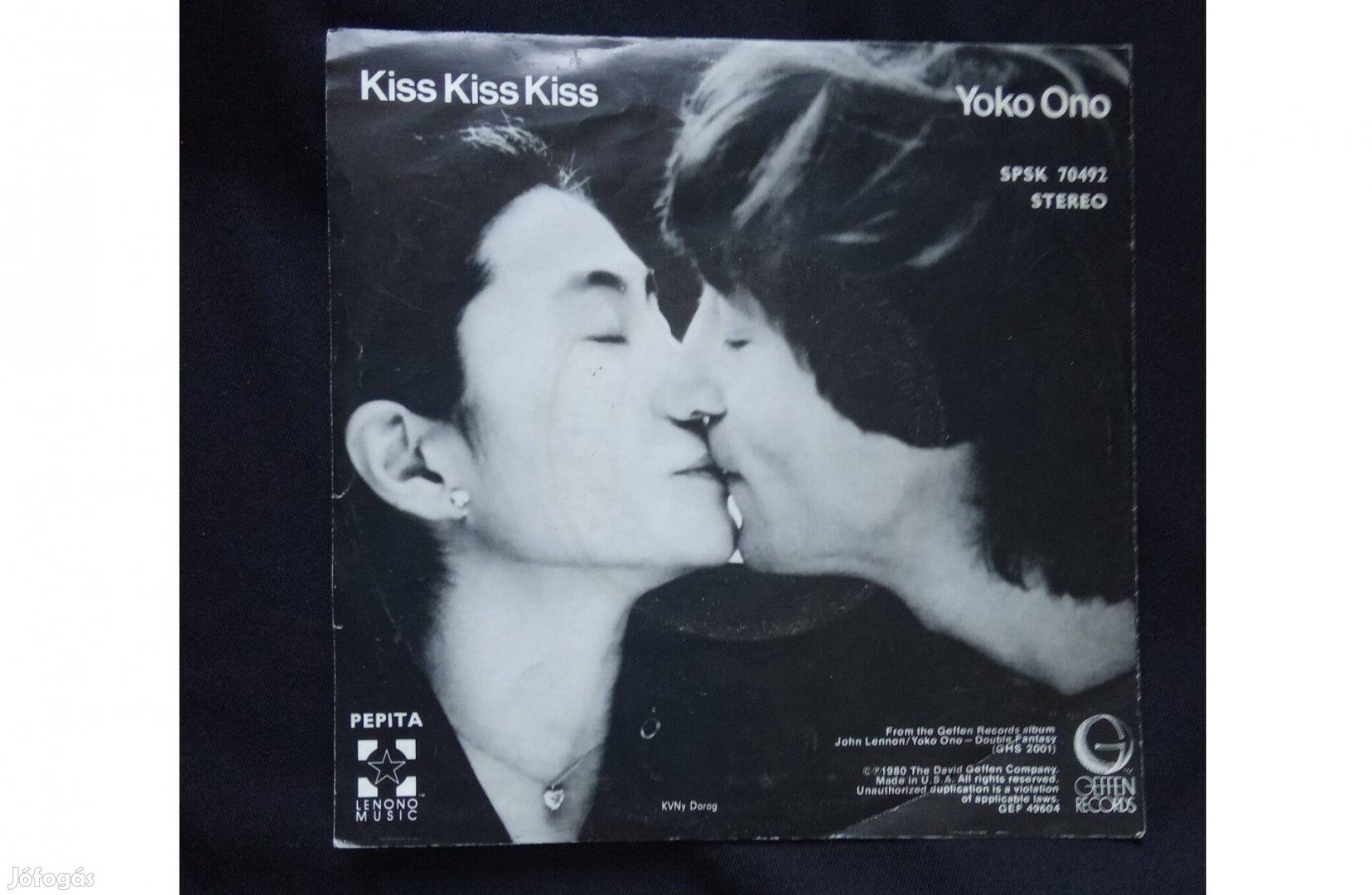 (Just Like) Starting Over Kiss Kiss Kiss sp vinyl bakelit John Lennon