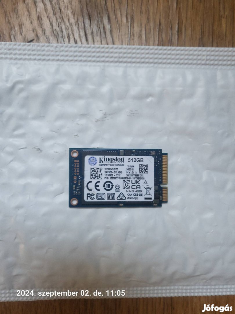 Kingston KC600 520GB SSD.