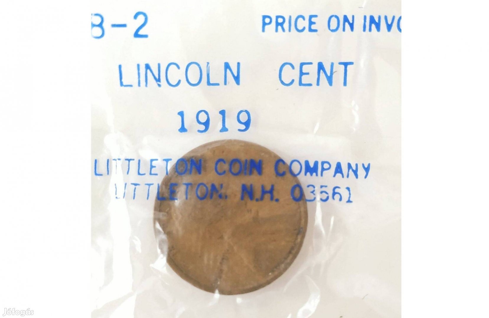 'Lincoln cent 1919' Littleton Coin Company - bontatlan