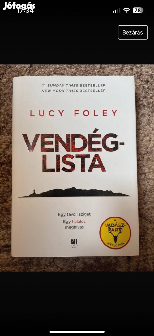 Lucy Foley: Vendéglista