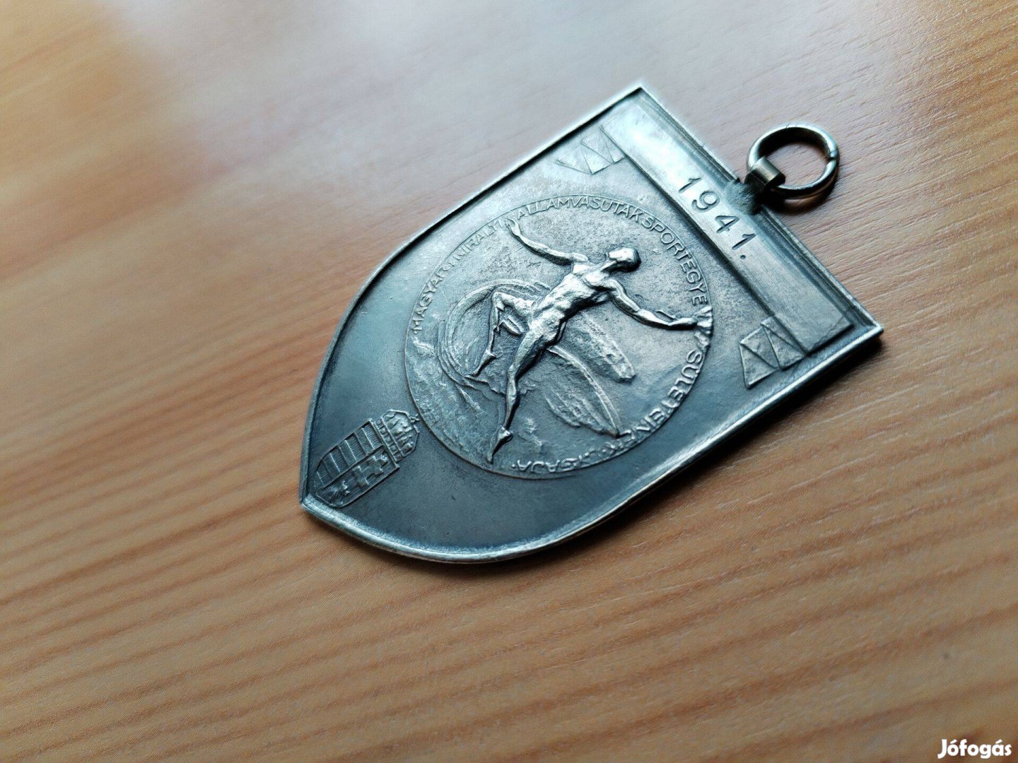 Magyar Királyi Államvasutak 1941-es Sport érem ritka db