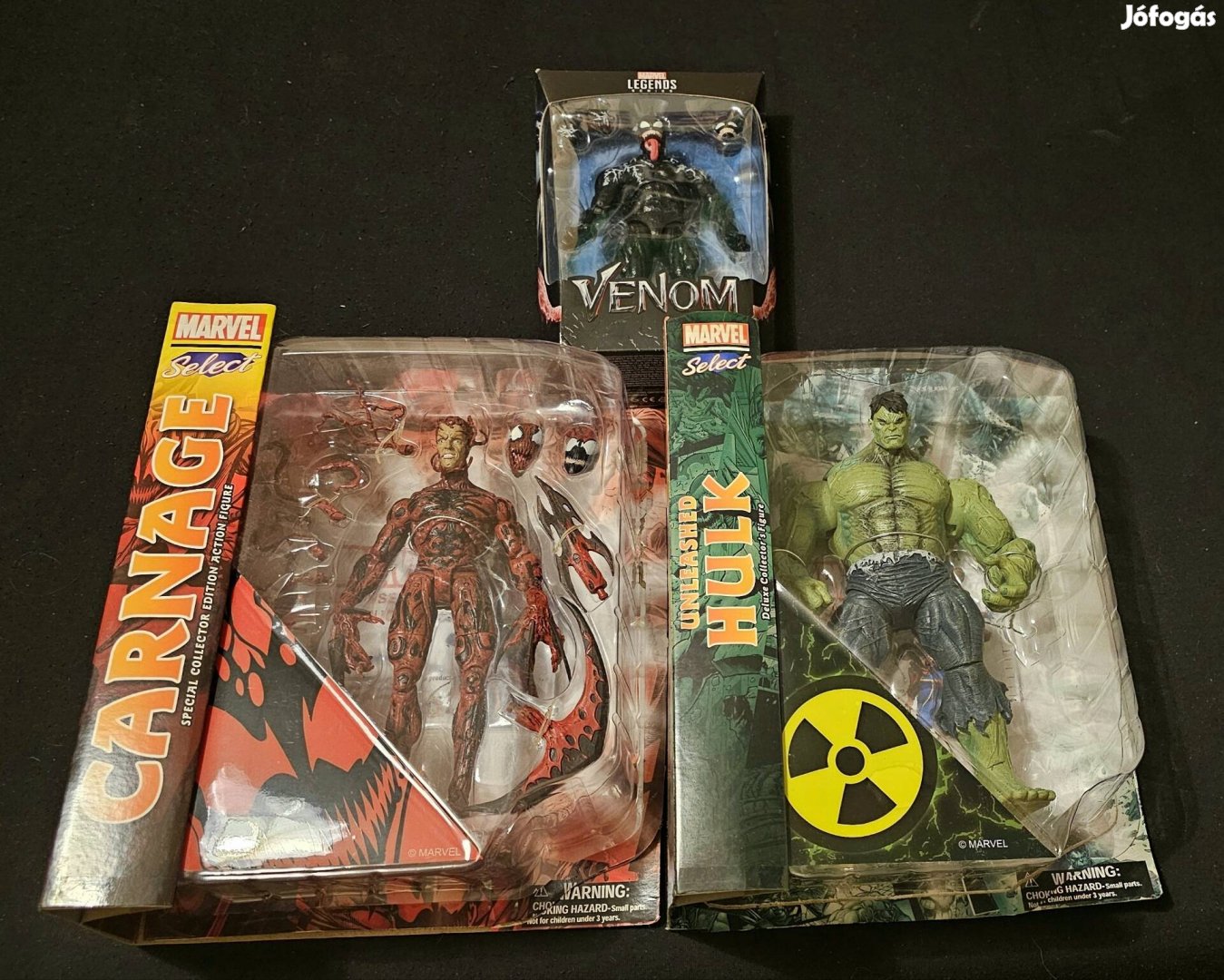 Marvel Hulk,Carnage,Venom figura