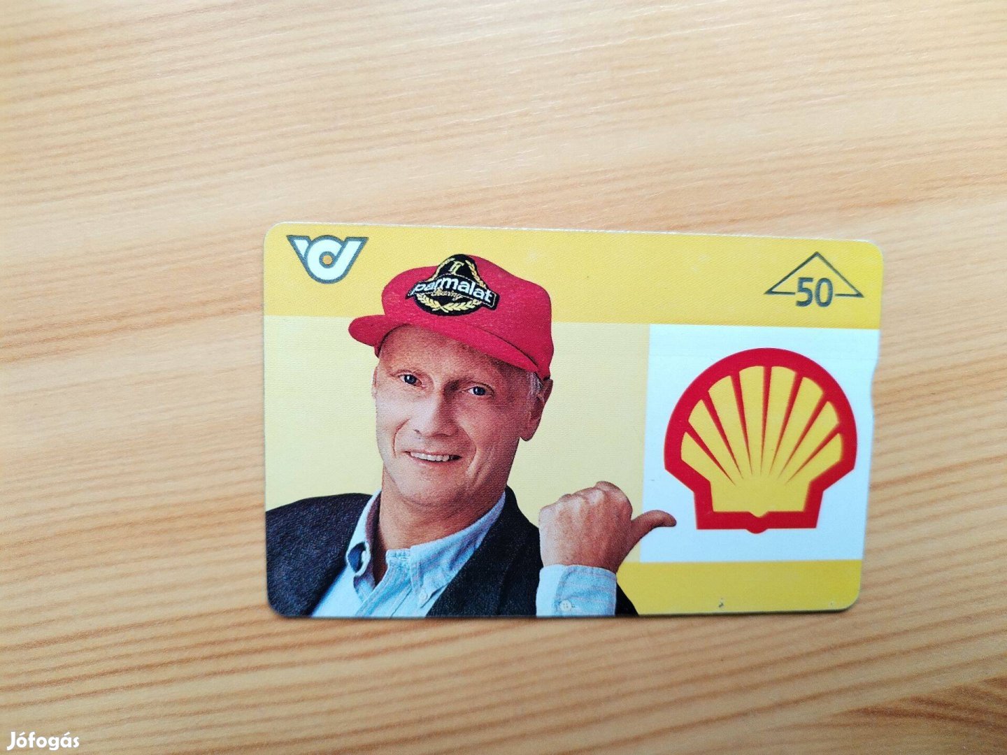Nikki Lauda 1996-os Shell Telefonkártya