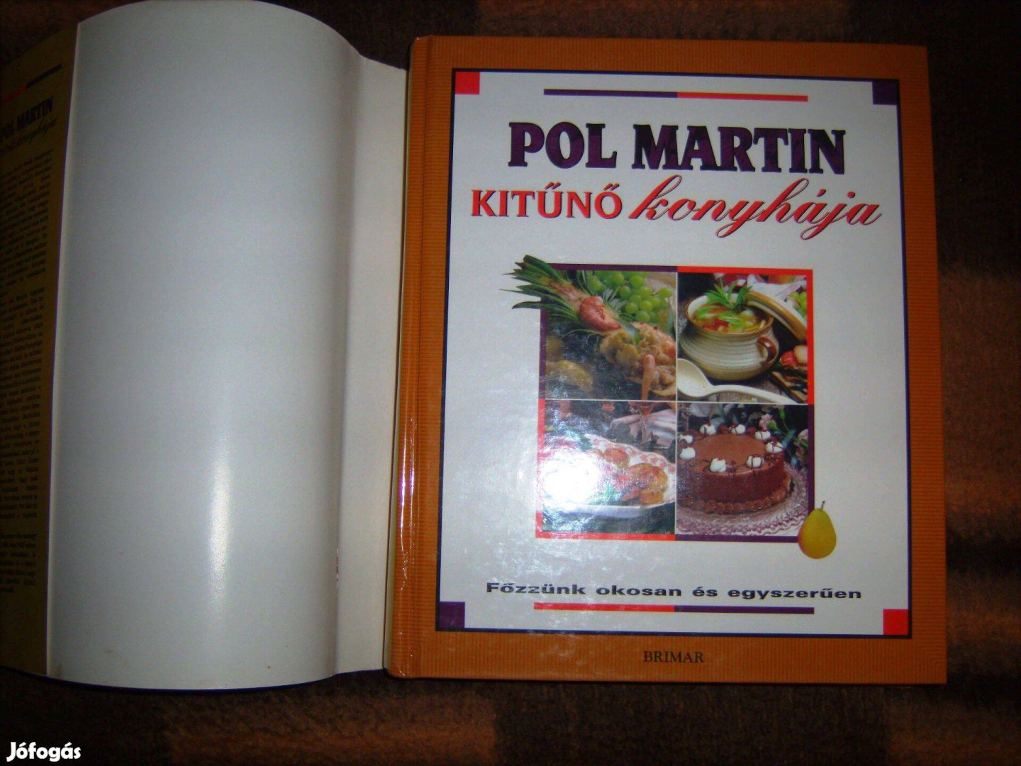 "POL Martin Kitűnő konyhája" csodás, nagy szakácskönyv, ajándéknak is