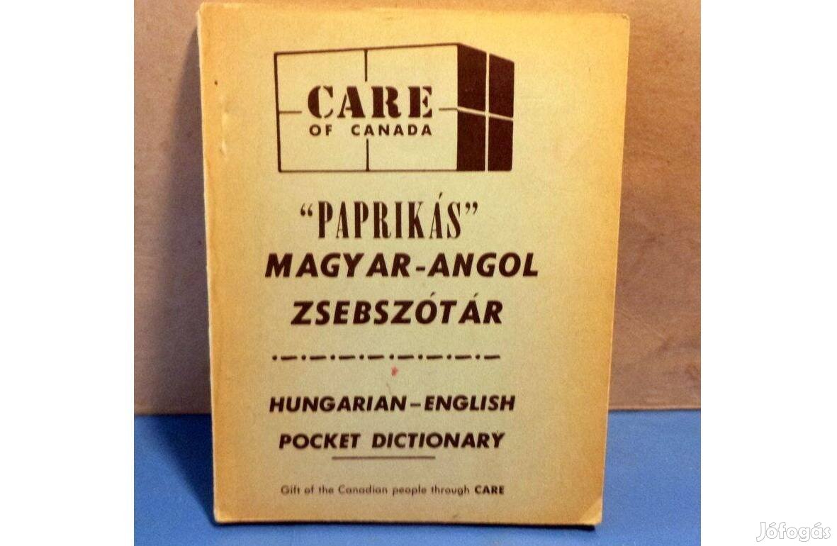 "Paprikás" Magyar - Angol zsebszótár