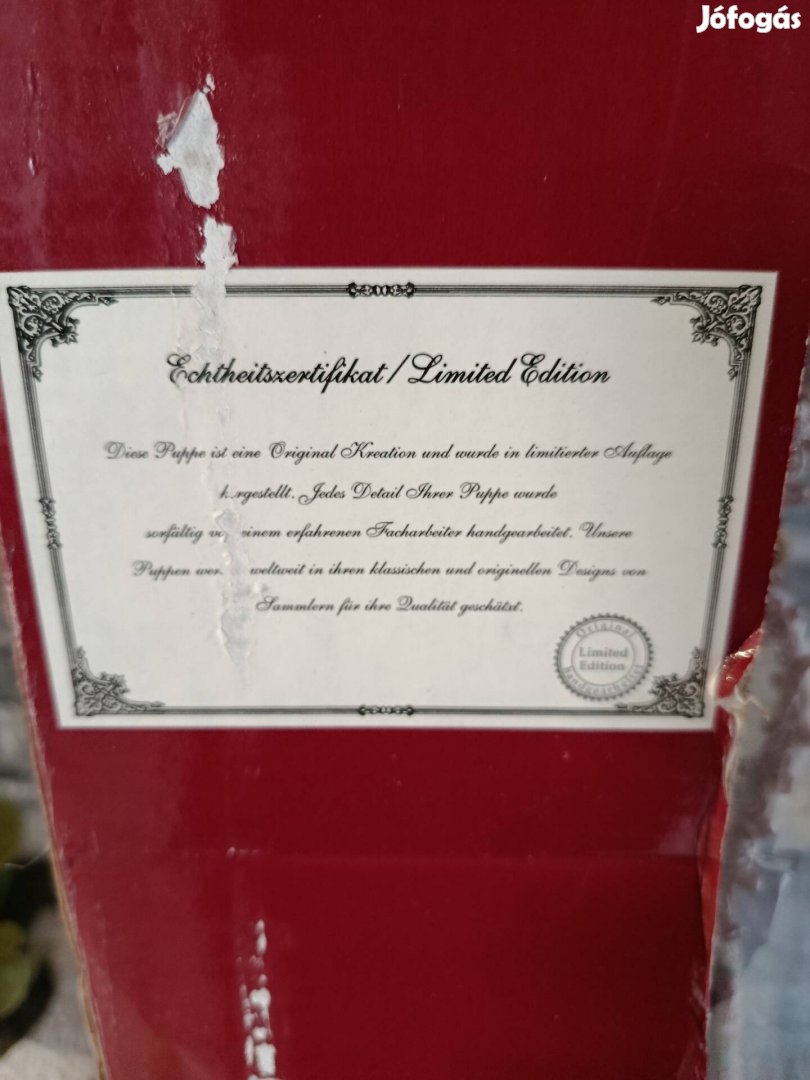 Porcelánbaba - Century Collection Eredeti dobozában