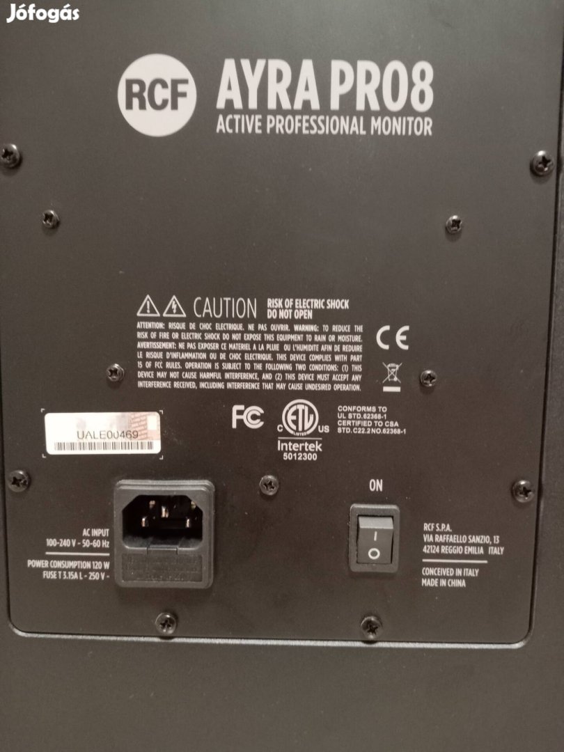 Rcf Ayra pro 8 Profi stúdió monitor