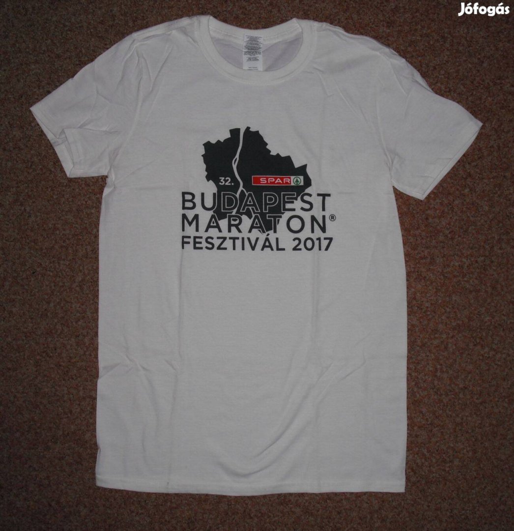 "SPAR Budapest Maraton Fesztivál" mintás pólók eladóak Kedvező ár
