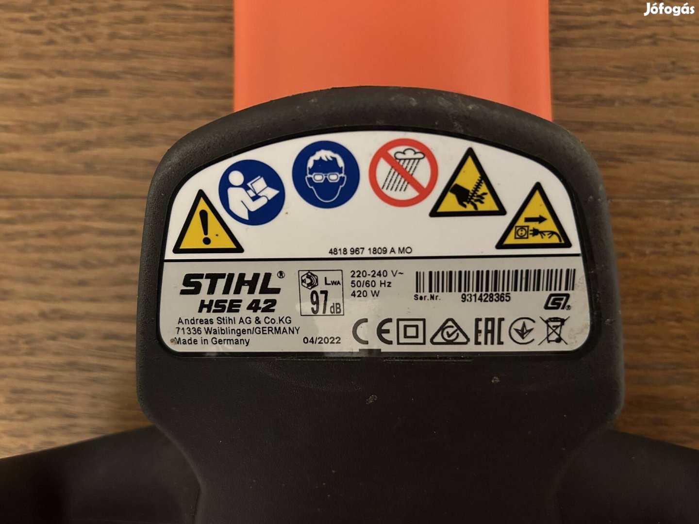 Stihl HSE 42 elektromos sövénynyíró!