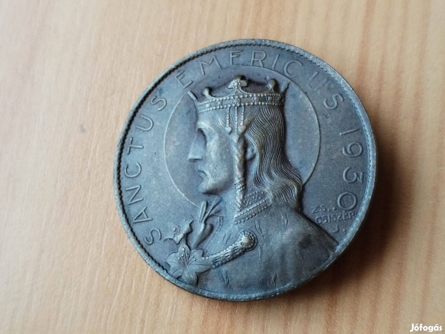Szent Imre Herceg 1930-as nagy jelvény jelzet db