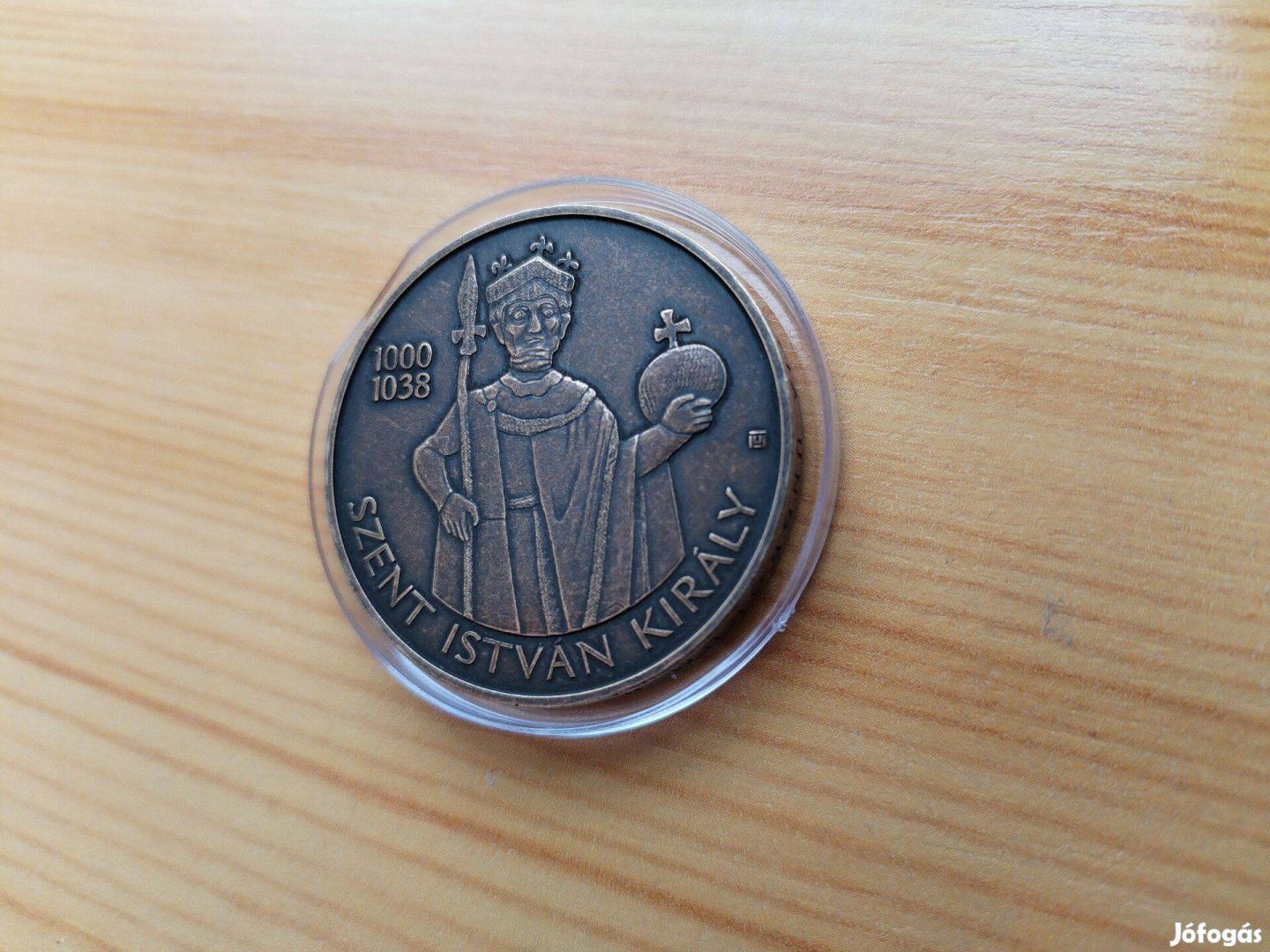 Szent István Király 2021-es bronz emlékpénz ritka db