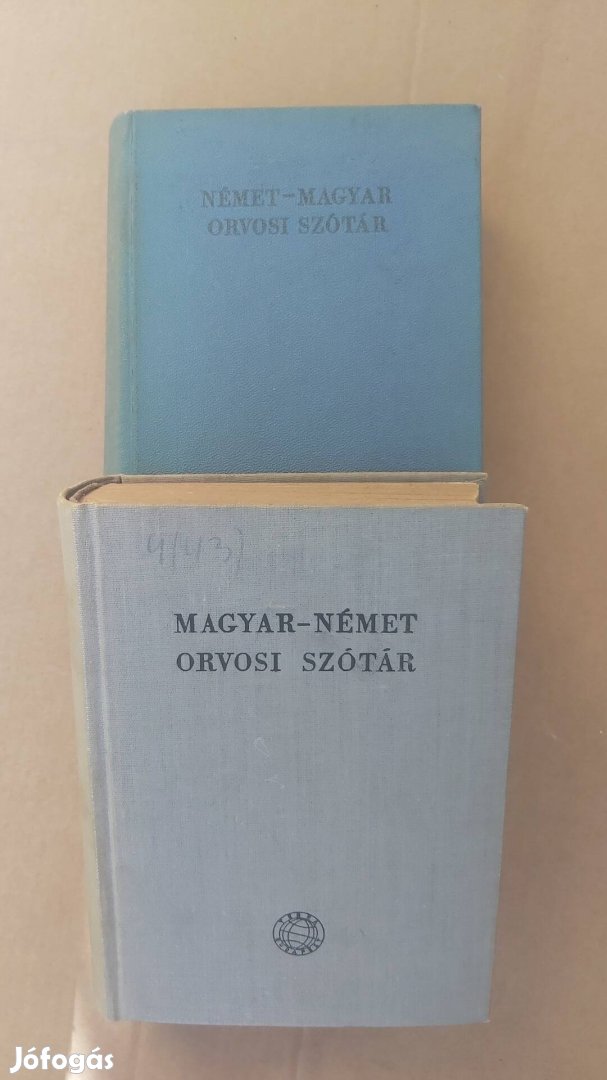 Szótár orvosi magyar-német, német magyar