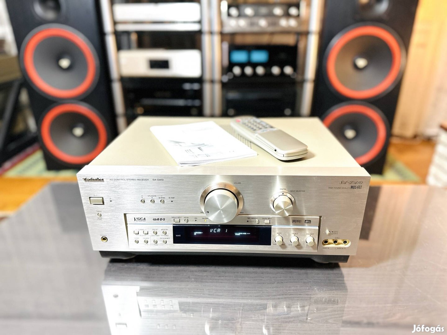 Technics SA-DA10 5.1 Pezsgő  színű erősítő hi-fi hifi