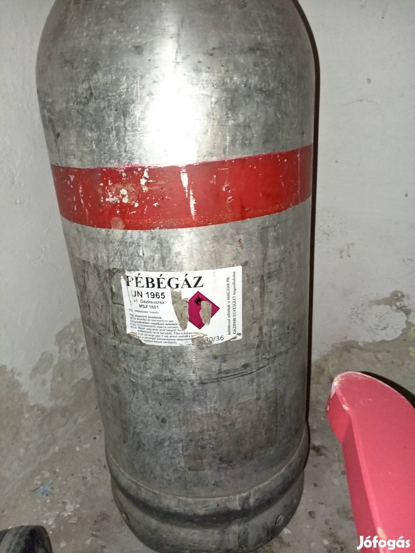 Töltött gázpalack eladó 