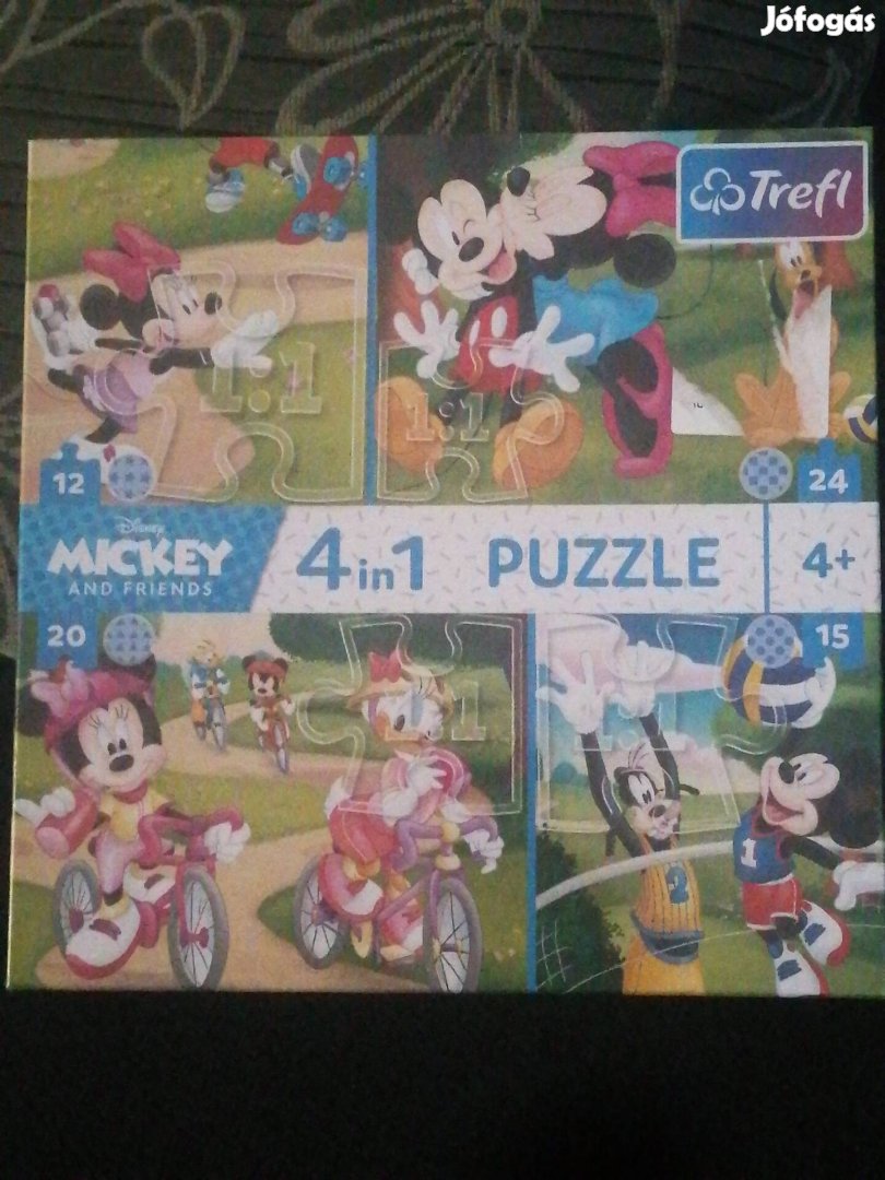 Treffl Mickey and Friends 4in1 Puzzle