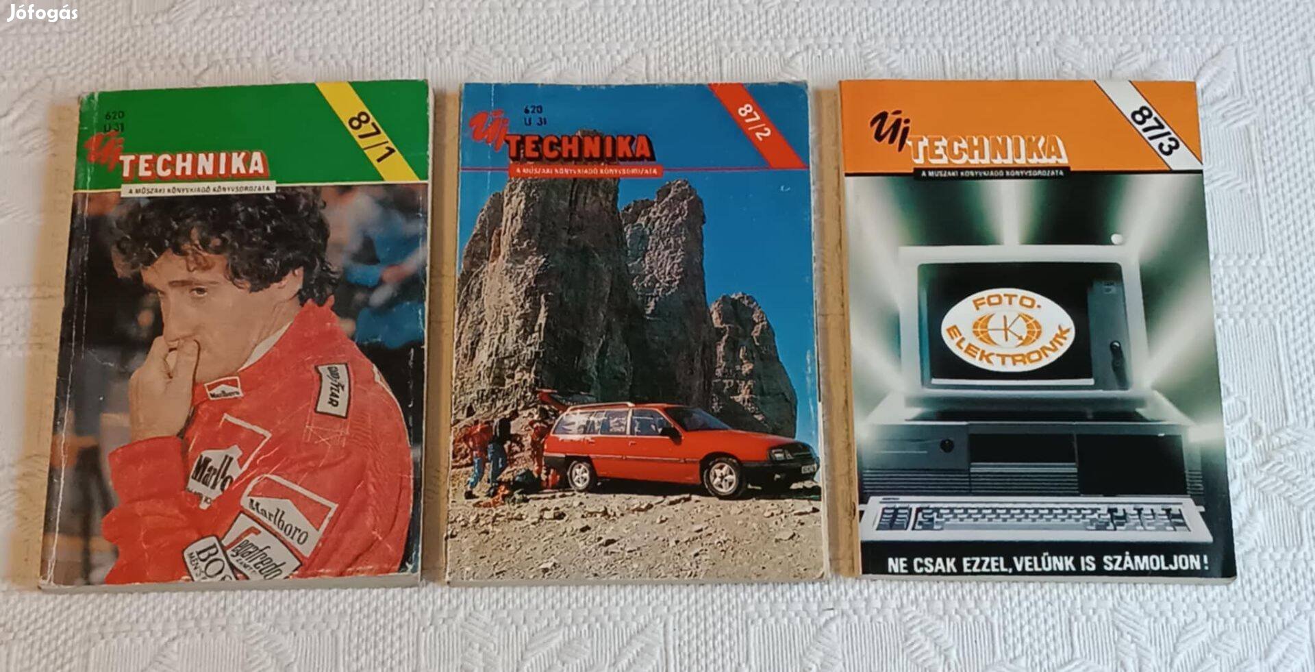 Új Technika Könyvsorozat 1987. Évfolyam 1. 2. és 3.szám