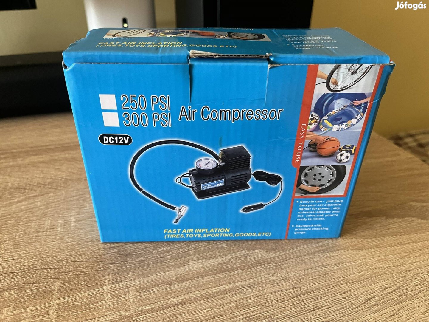 Új, Bontatlan 12V Autós Kompresszor