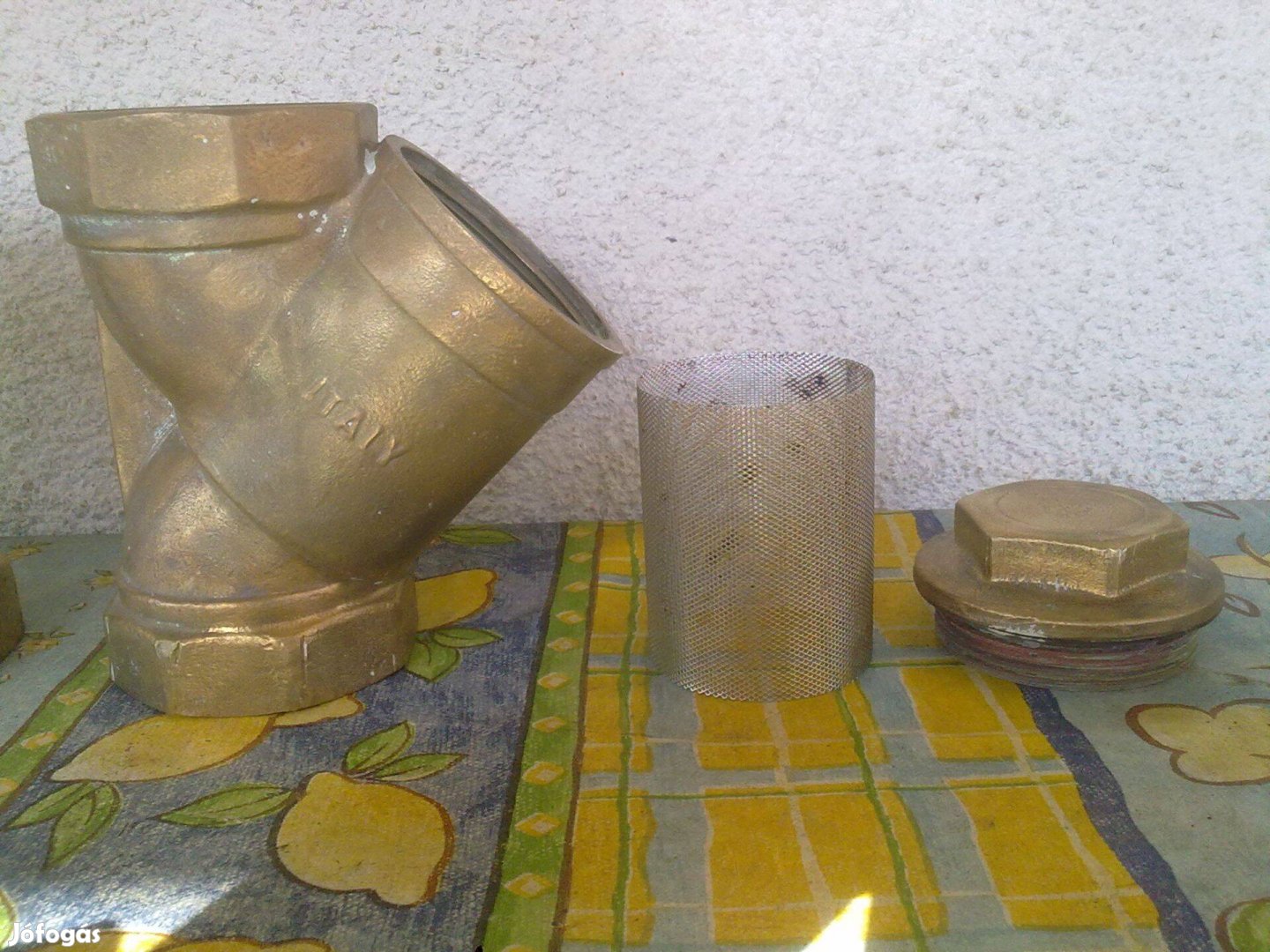 Y szűrő, 2-os rézházas szűrőidom BB szennyfogó 1db