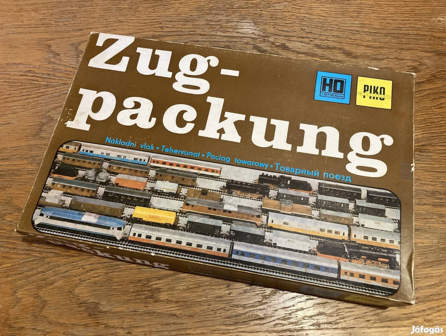 "Zug-Packung" Piko H0 villanyvasút tehervonat terepasztal szet