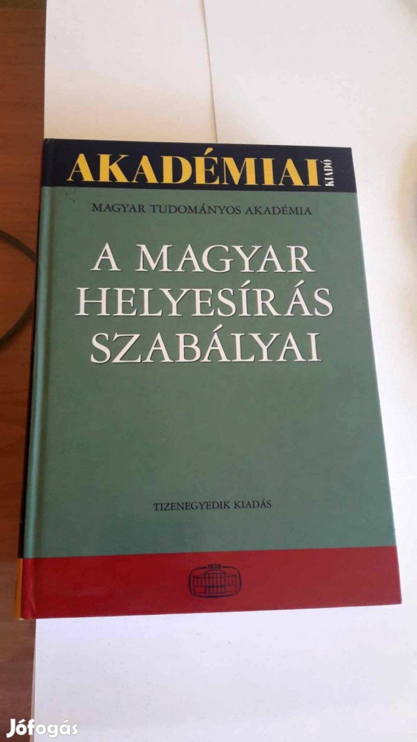 _ Eladó új könyv = A magyar helyesírás szabályai