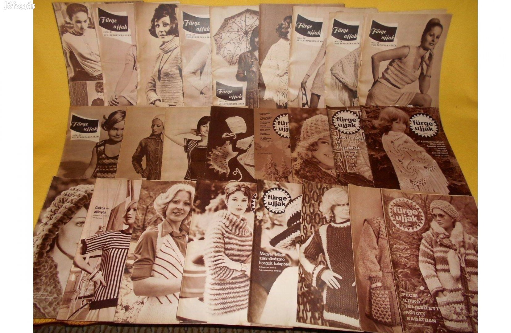 " Fürge Ujjak Magazin" 1970 - es évek, 25 db. Szép, hiánytalan