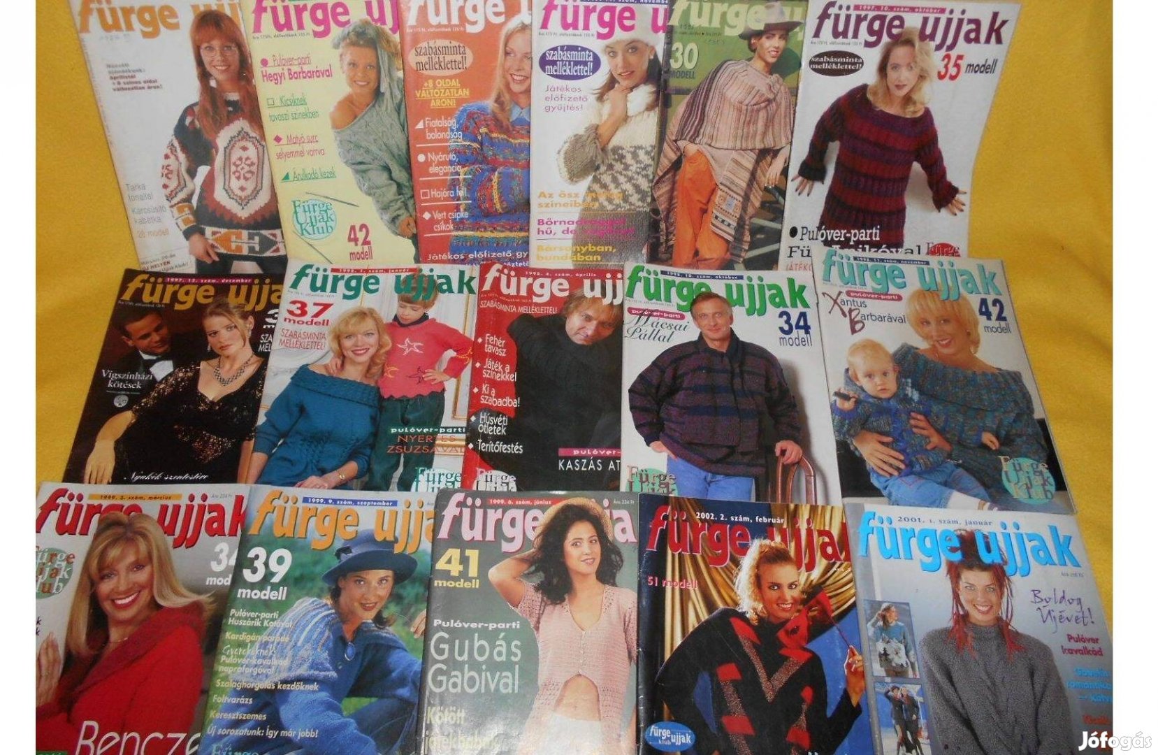" Fürge Ujjak Magazin " 1990- 2000 évek. 16 db. Szép, hibátlan