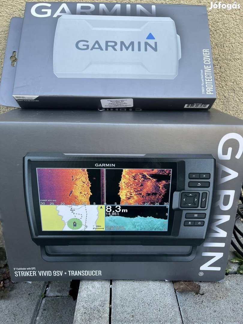 "Garmin Echolot Striker Vivid 9sv + Adóvevő"