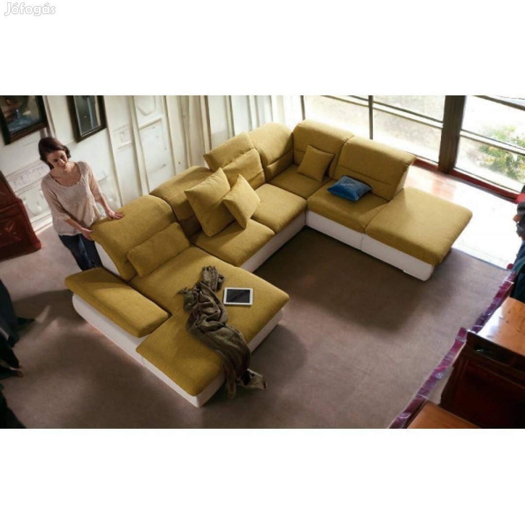 !-Új Saragossa Multirelax U Alakú Kanapé Panama Szövettel