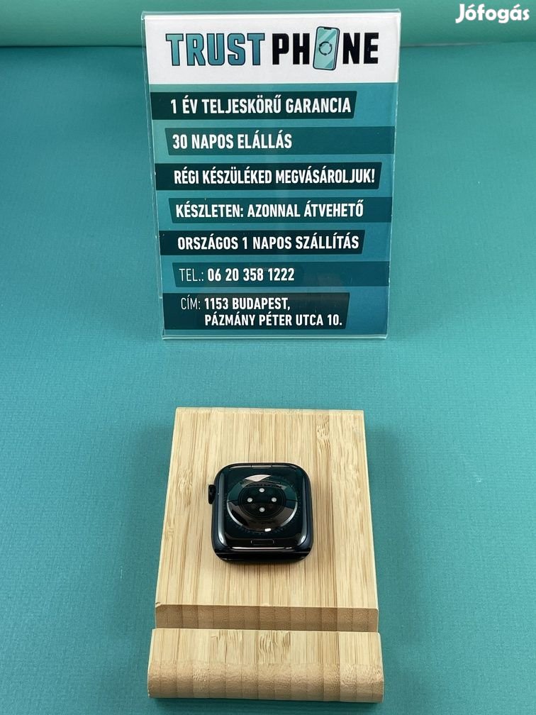 !! 1 ÉV GARANCIA !! Apple Watch Series 8 Fekete &#8211; 45mm &#8211;