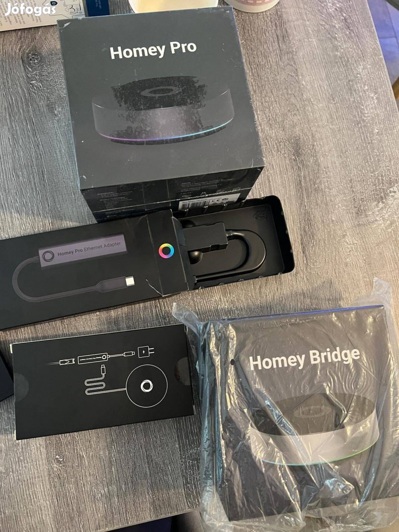 !! Bontatlan !! Homey Pro 2023 + bridge + adapter (2 db)