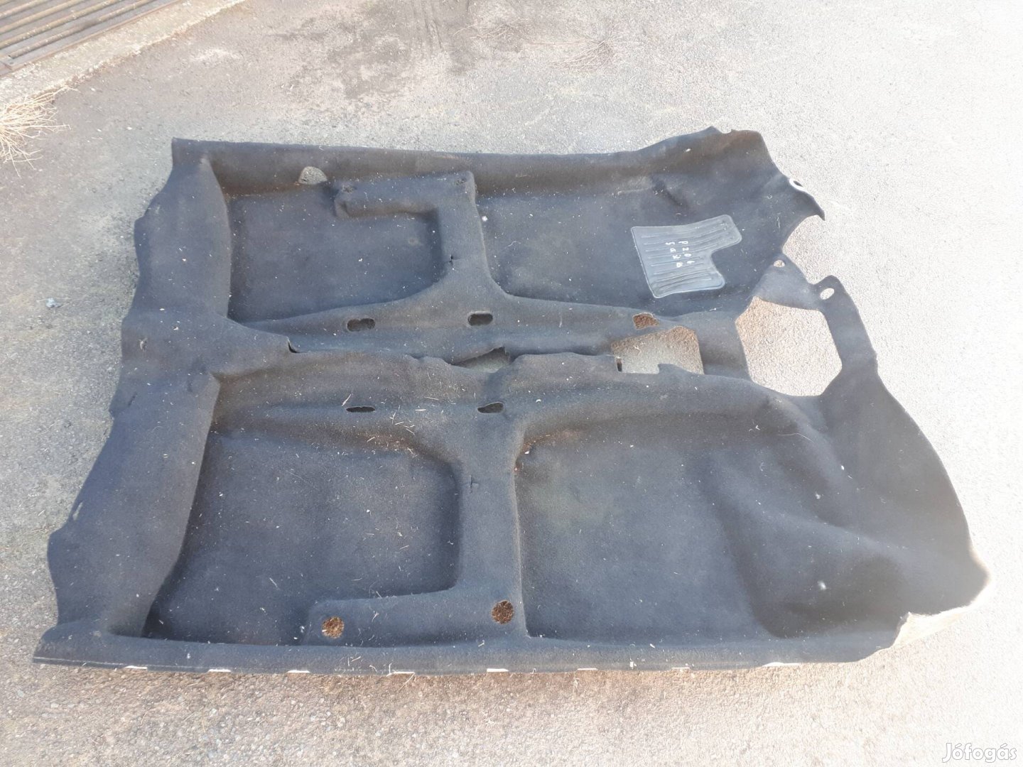 Peugeot 206 , 5 ajtós fekete padlószőnyeg  96453877ZR