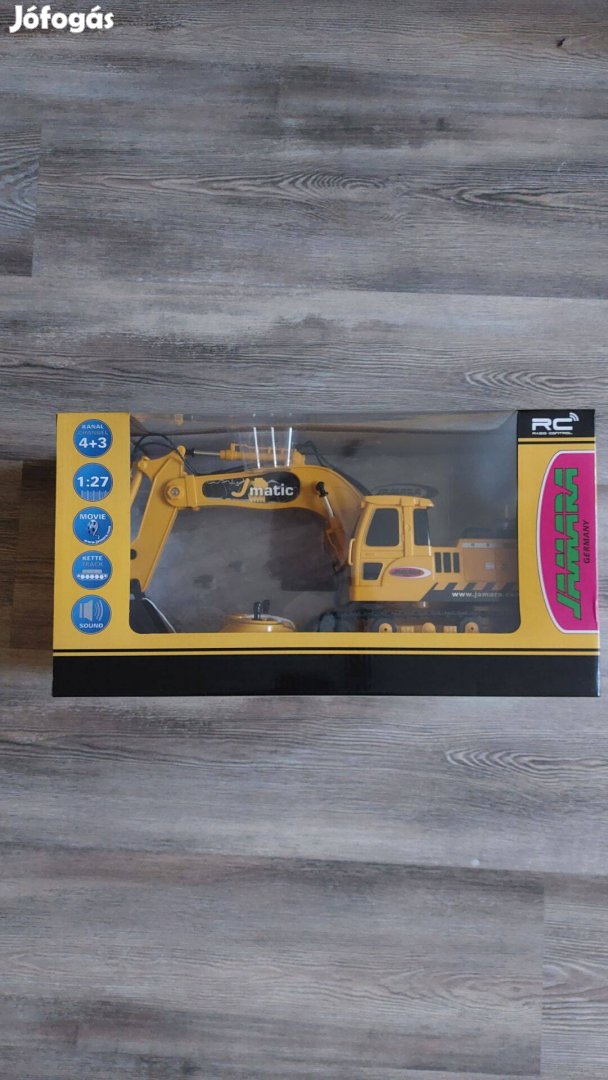 !!! Új !!! - RC Távirányítós markológép Jamara Excavator J-Matic 1:27