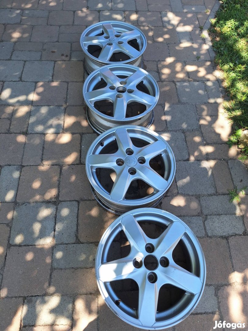 (fenntartva) Toyota 4x100 15" gyári alufelni yaris corolla