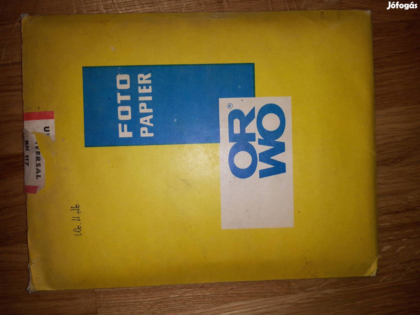 (fényt kapott) ORWO fotópapír csomag BN 117 fotó papír