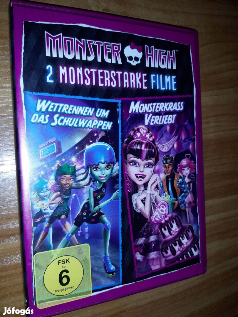 (német kiad. dvd) Monster High Péntek esti frász Milyen rémes szerelem
