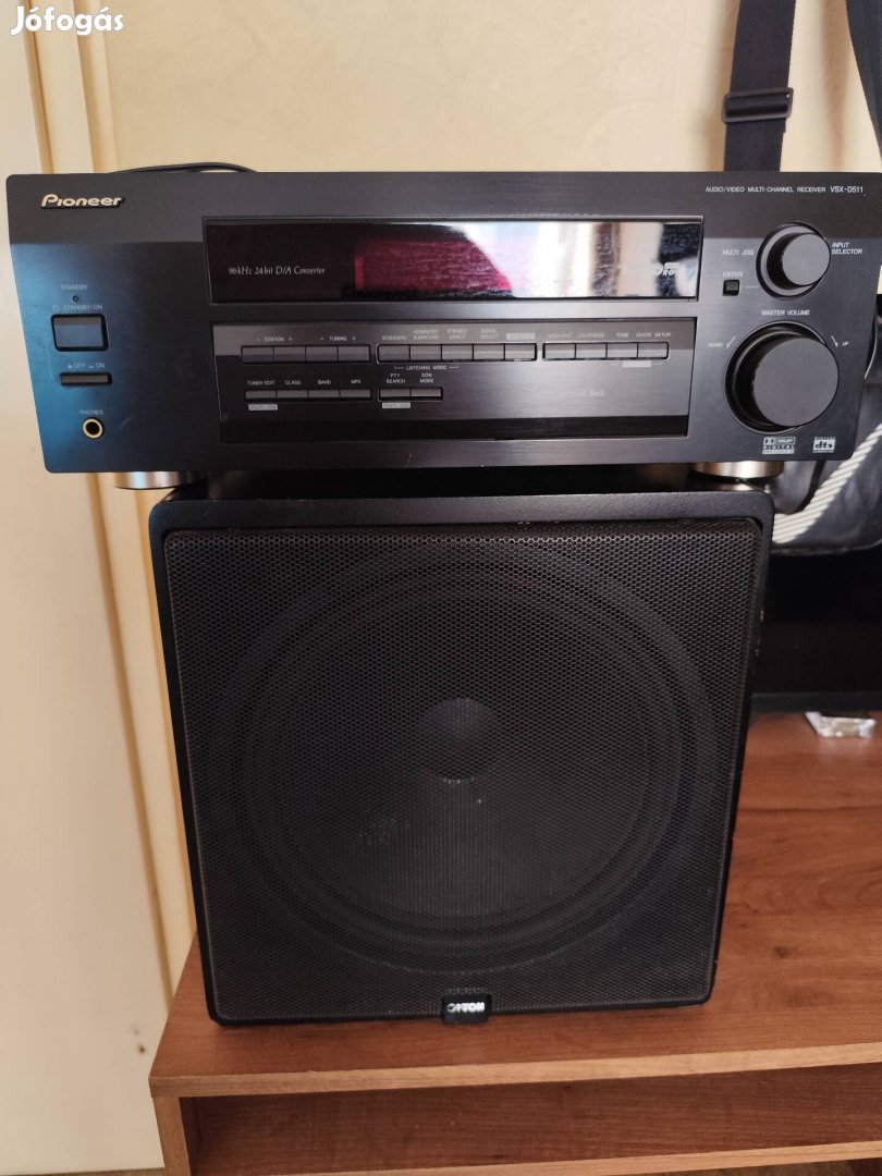 stereo házimozi erősítőpasszív mélyláda 30 cm hangszoro