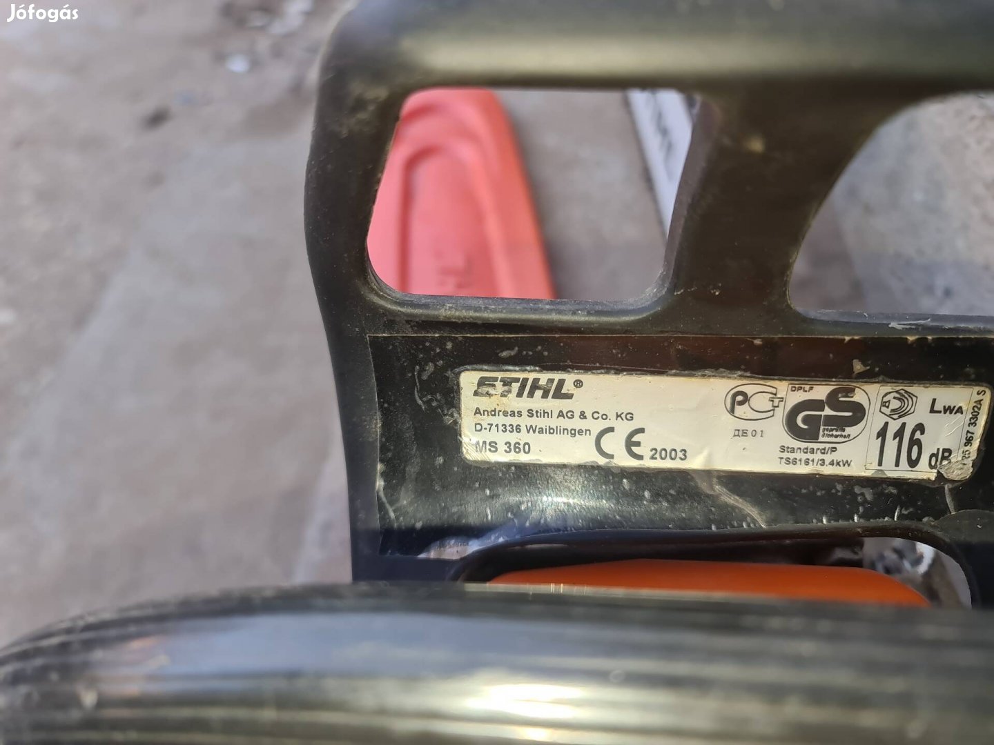 sthil ms 360    nagy gép. 