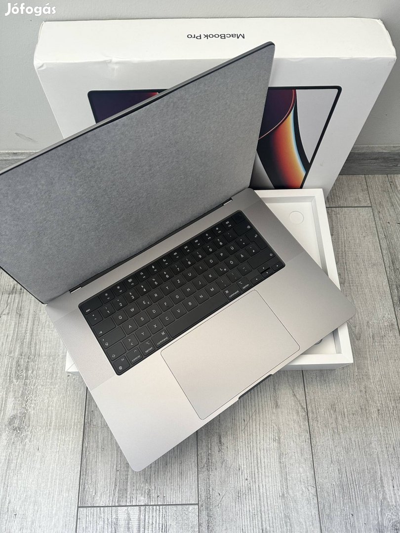 "új" Apple Macbook Pro M1 Pro Chip 16"/Applecare/ 4 ciklussal