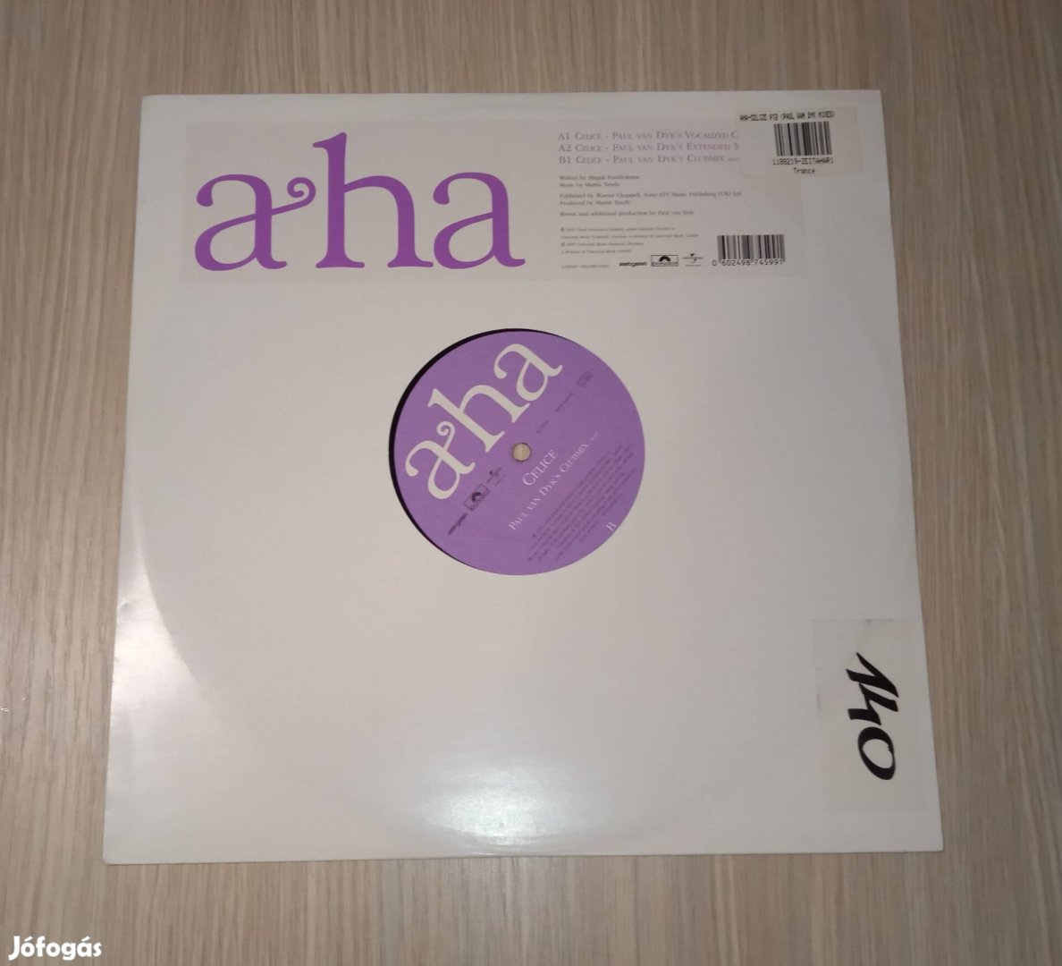 a-ha - Celice (Paul Van Dyk mixes) (Vinyl,2005)