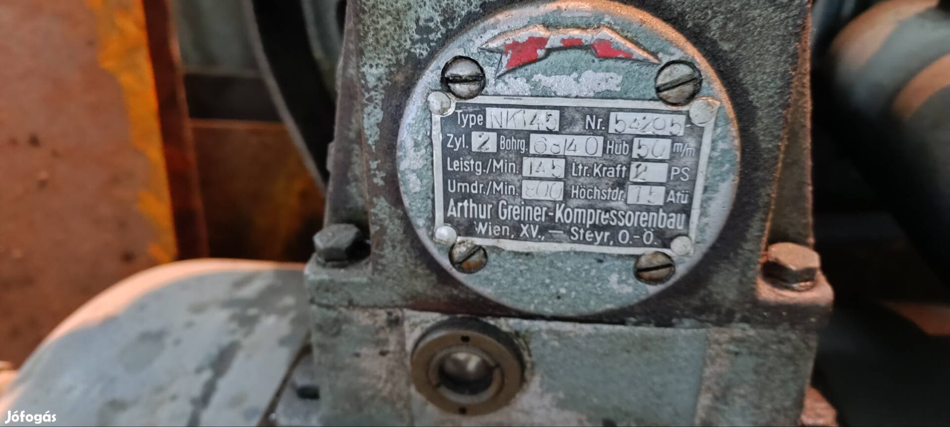agre két hengeres kompresszor 