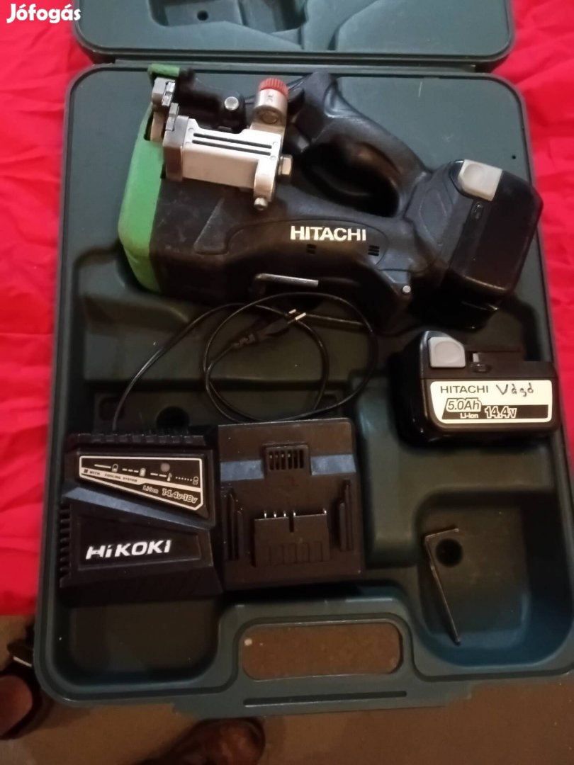 akkumulátoros menetes szár vágó Hitachi hikoki 
