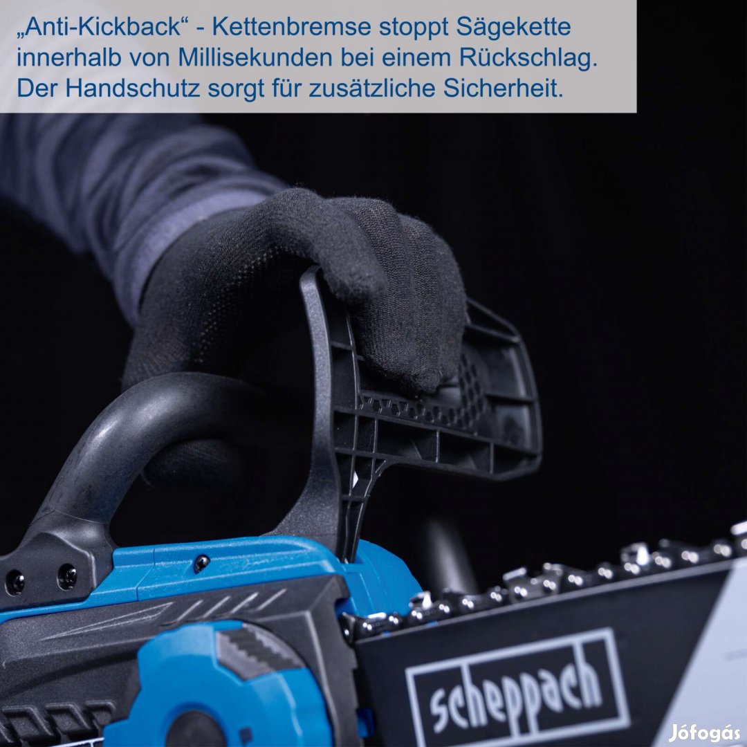 akkus láncfűrész akkuval töltővel Vágási hossz 20cm