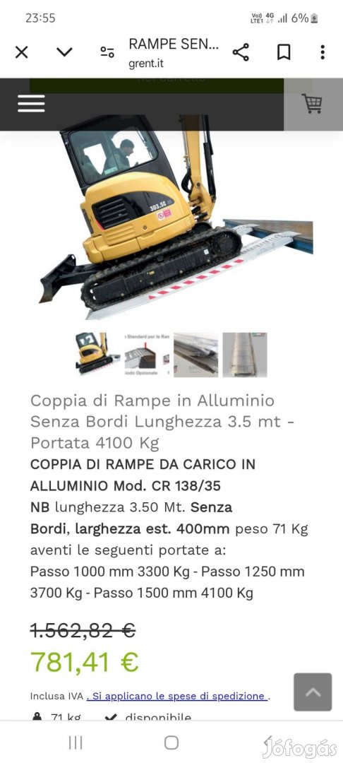 alurámpa alaminium rámpa 